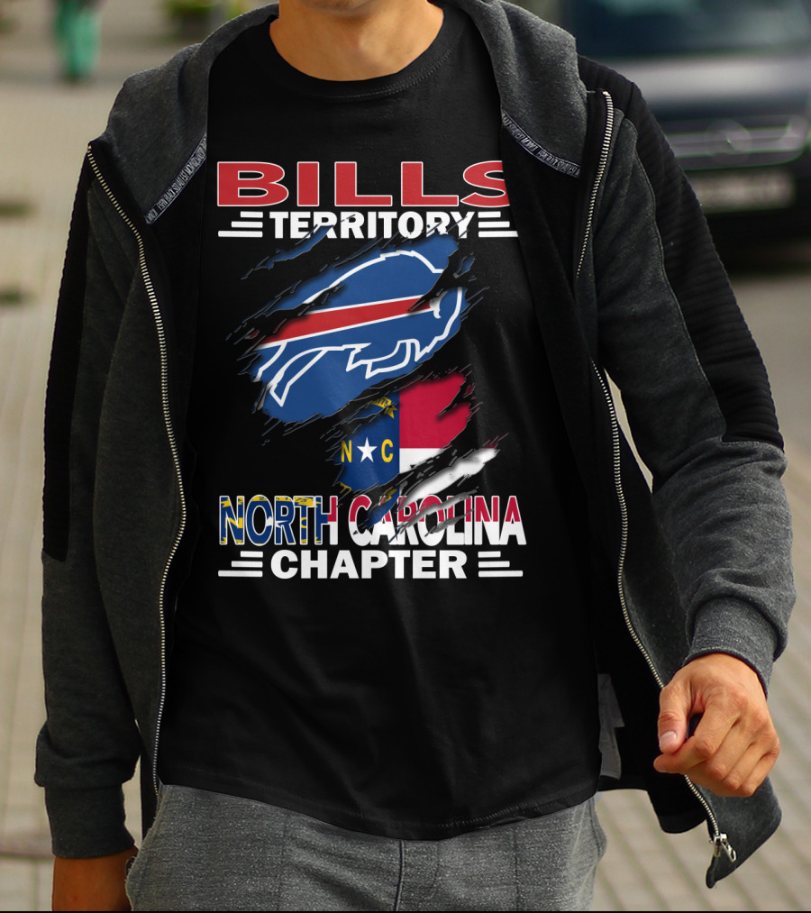 Bills Territory North Carolina Chapter NC Buffalo Football Fan Club T-Shirt
