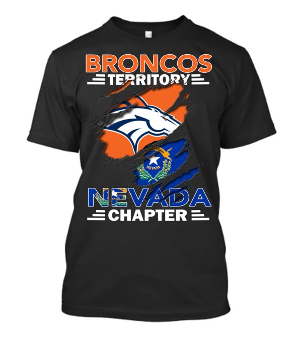 Broncos Territory Nevada Chapter Born Nevada T-Shirt