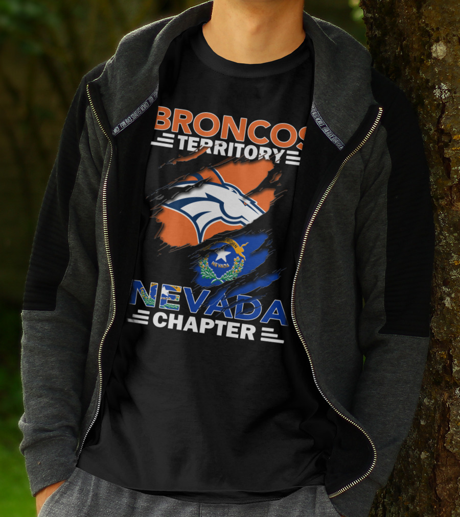 Broncos Territory Nevada Chapter Born Nevada T-Shirt