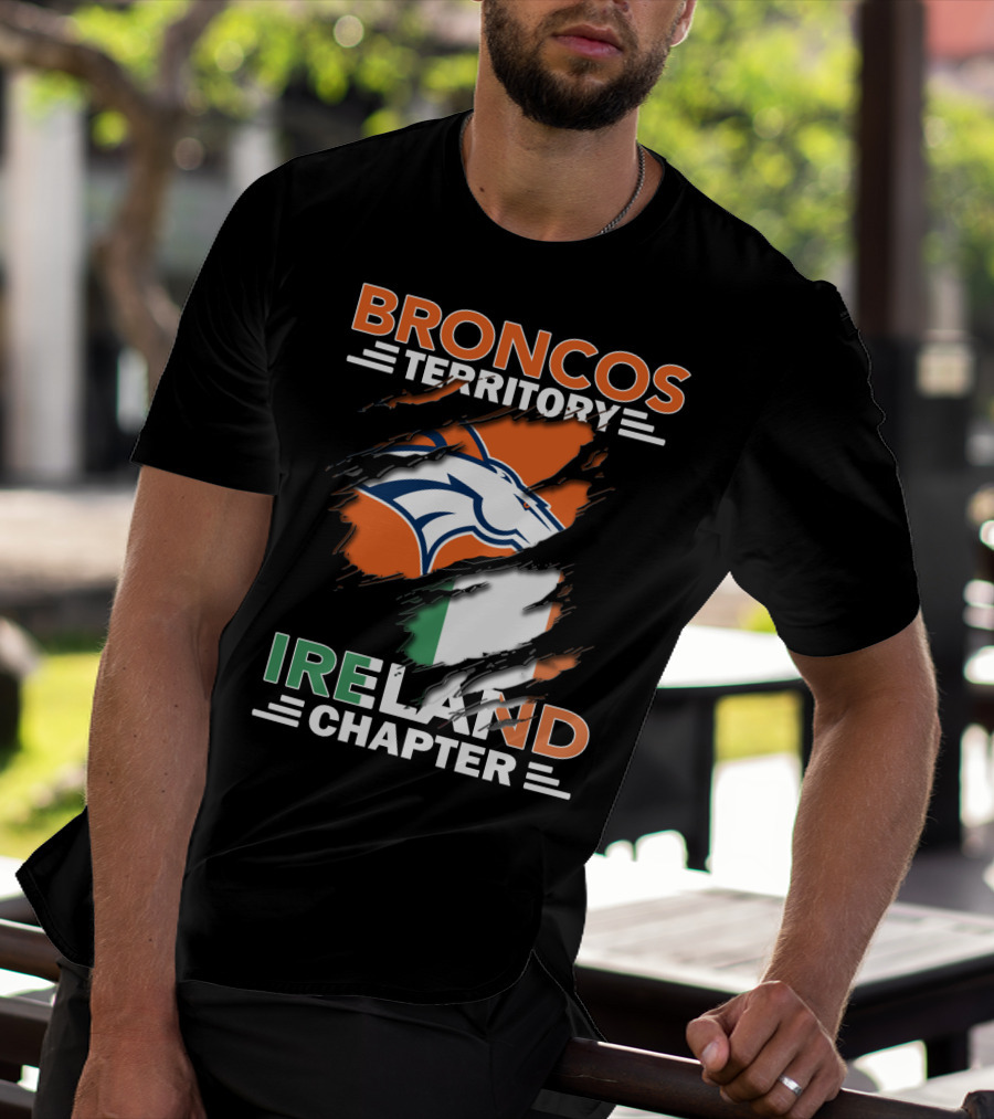 Broncos Territory Ireland Chapter Flag T-Shirt