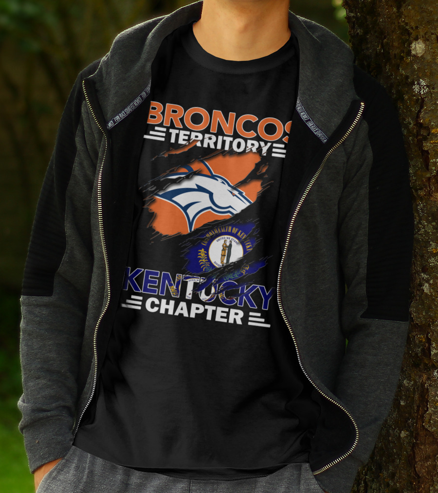 Broncos Territory Kentucky Chapter Commonwealth Flag Union T-Shirt