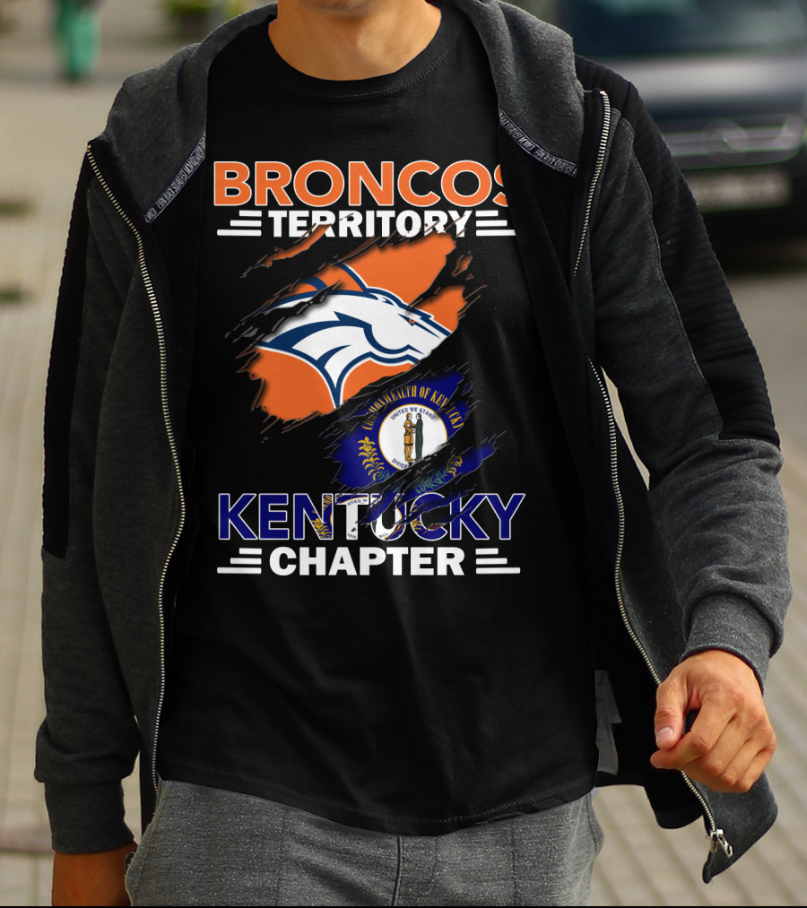 Broncos Territory Kentucky Chapter Commonwealth Flag Union T-Shirt