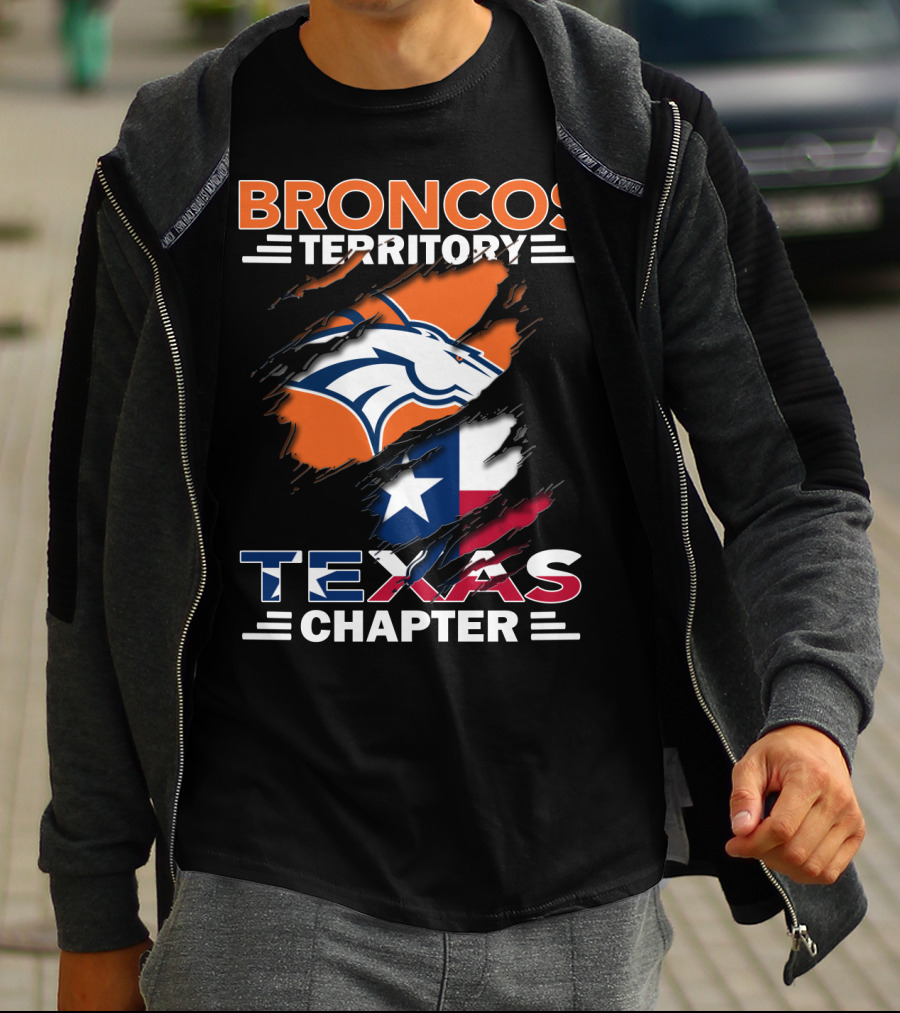 Broncos Territory Texas Chapter Lone Star T-Shirt