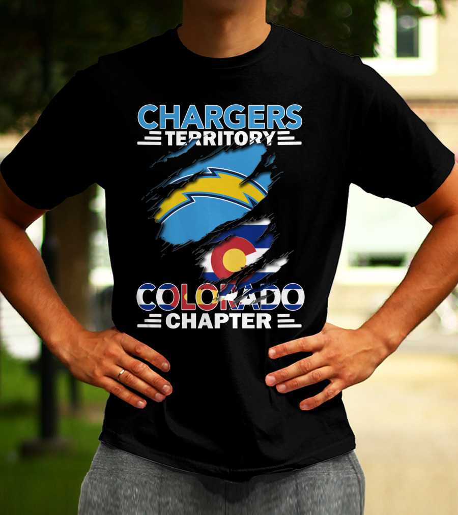 Chargers Territory Colorado Chapter Flag Edition T-Shirt