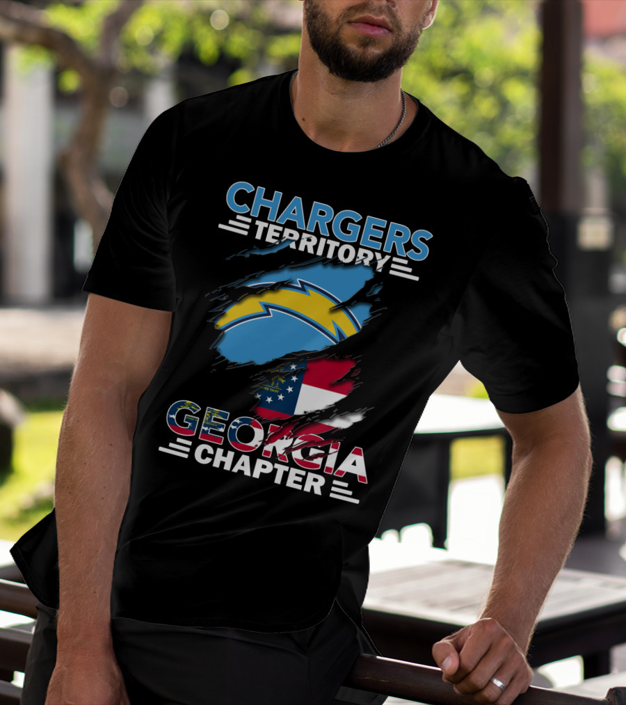 Chargers Territory Georgia Chapter Football Fan Group T-Shirt