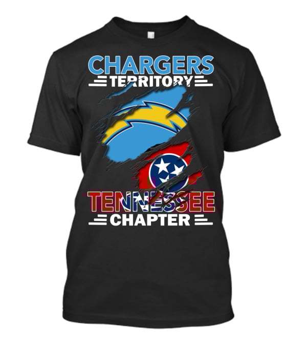 Chargers Territory Tennessee Chapter Football Fan T-Shirt