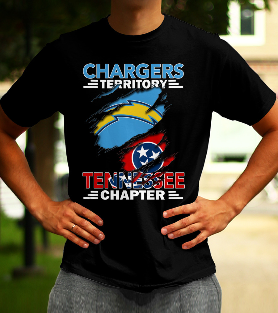 Chargers Territory Tennessee Chapter Football Fan T-Shirt