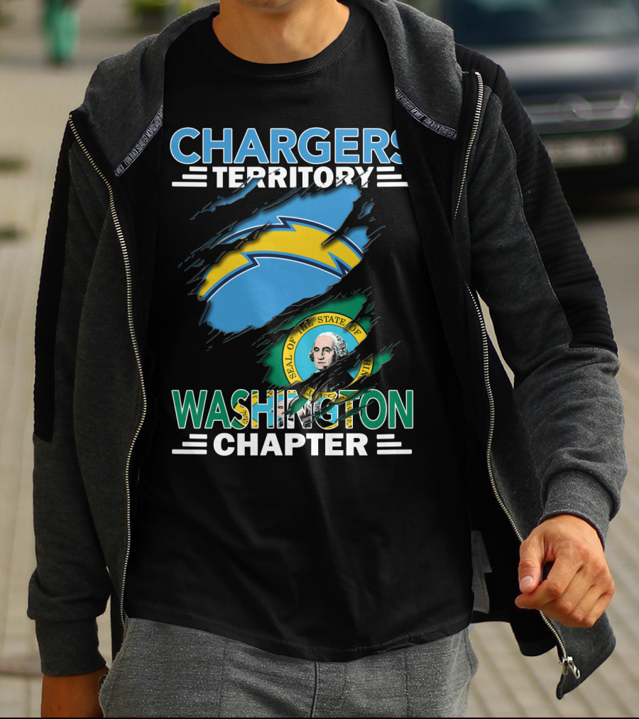 Chargers Territory Washington Chapter Seal T-Shirt