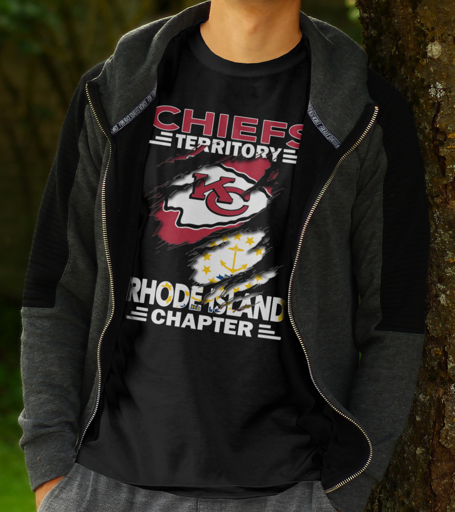 Chiefs Territory Rhode Island Chapter Kansas City Fan Club T-Shirt