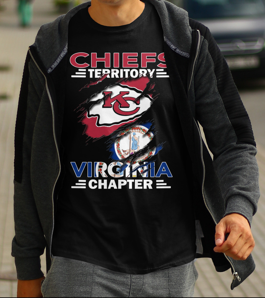 Chiefs Territory Kansas City Virginia Chapter T-Shirt