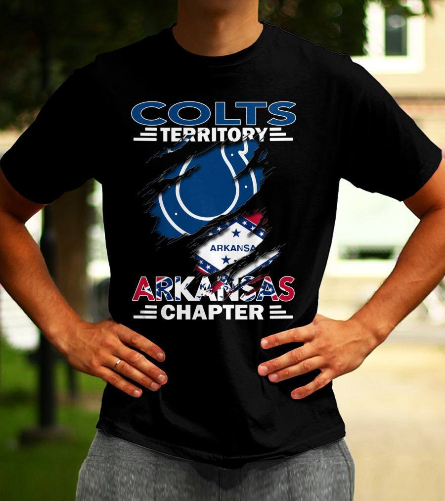 Colts Territory Arkansas Chapter NFL Supporters T-Shirt