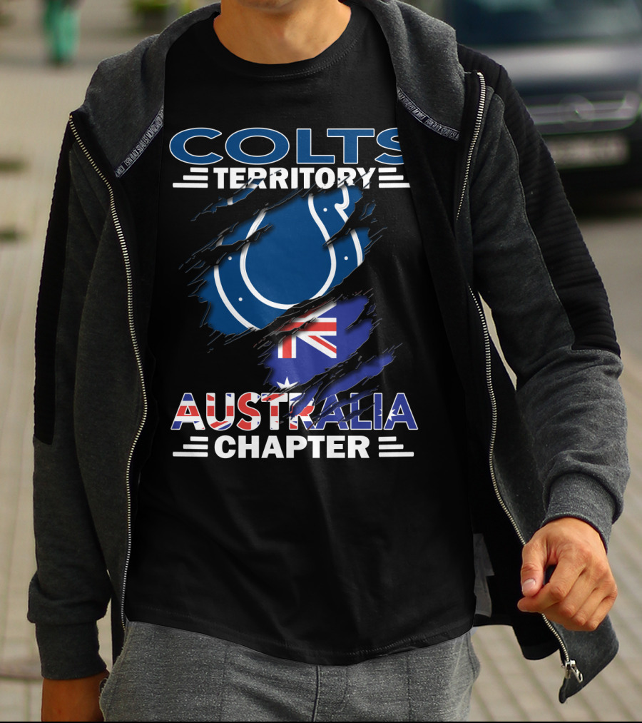 Colts Territory Australia Chapter Flag Emblem T-Shirt