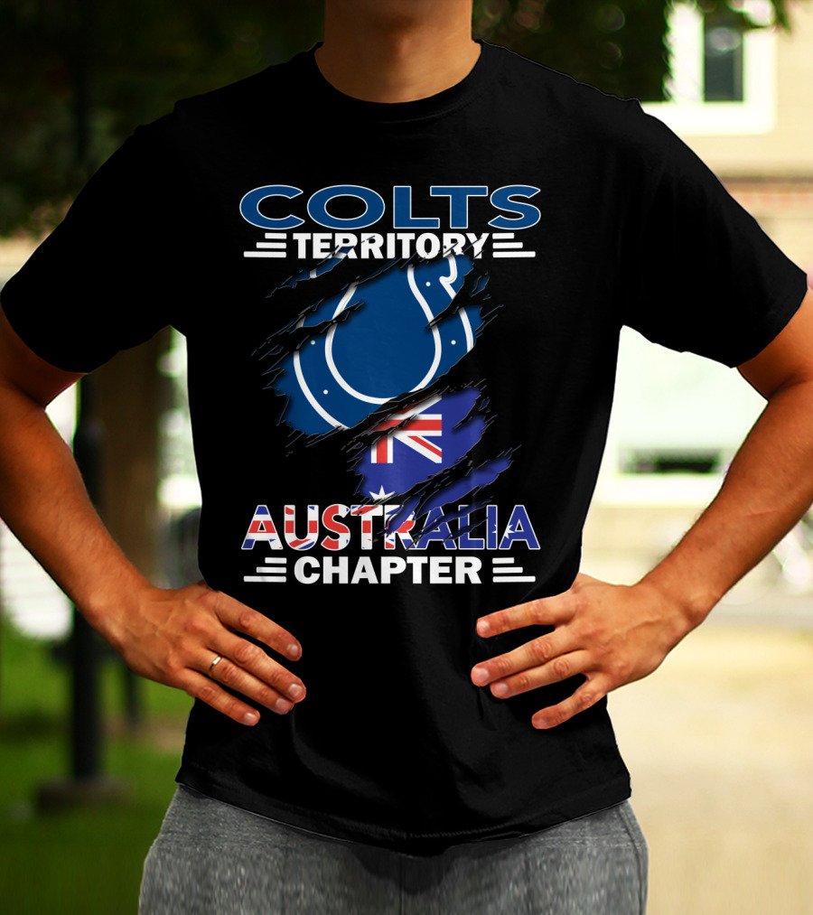 Colts Territory Australia Chapter Flag Emblem T-Shirt