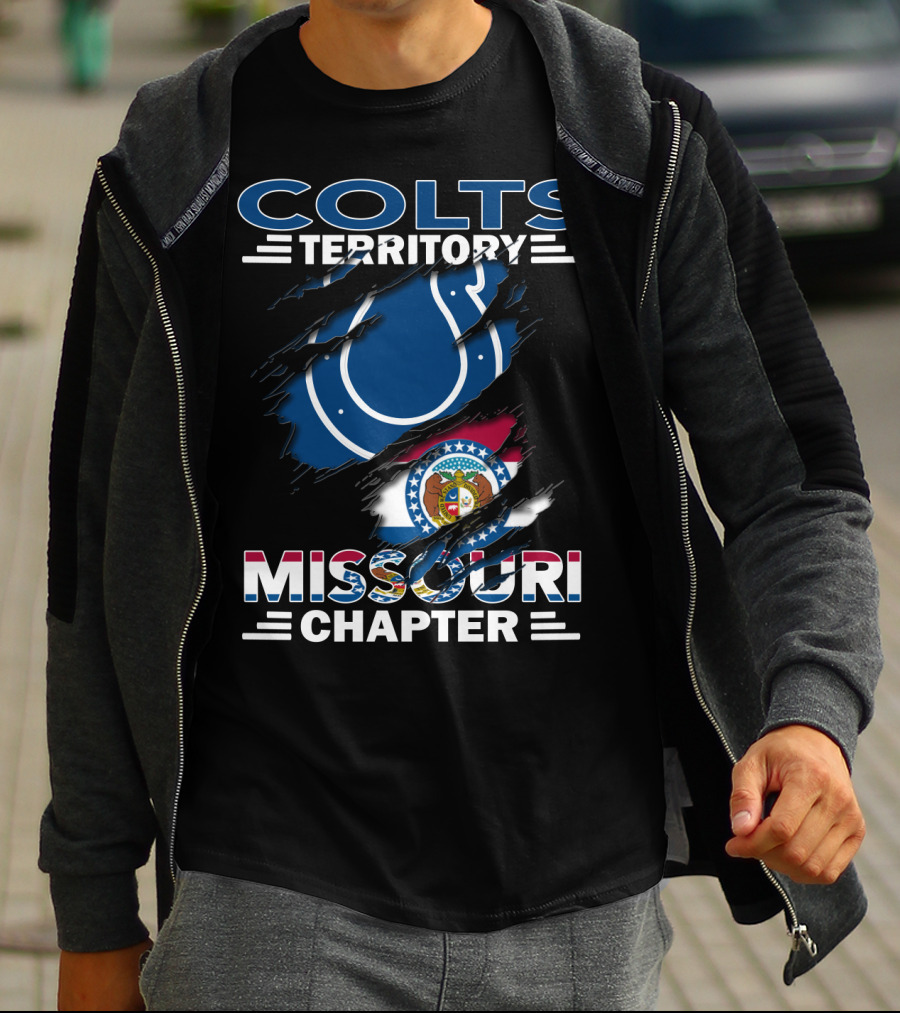 Colts Territory Missouri Chapter Flag Crest T-Shirt
