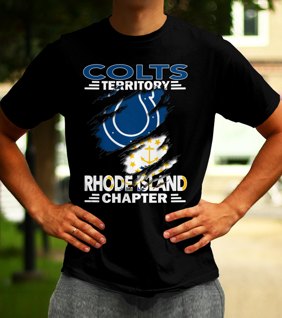 Colts Territory Rhode Island Chapter Flag Iconic T-Shirt