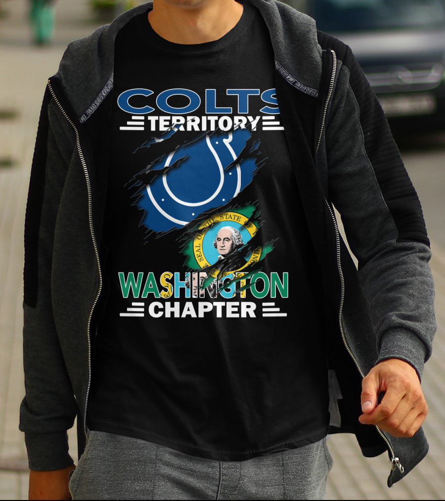 Colts Territory Washington Chapter Seal Of The State Of Washington T-Shirt