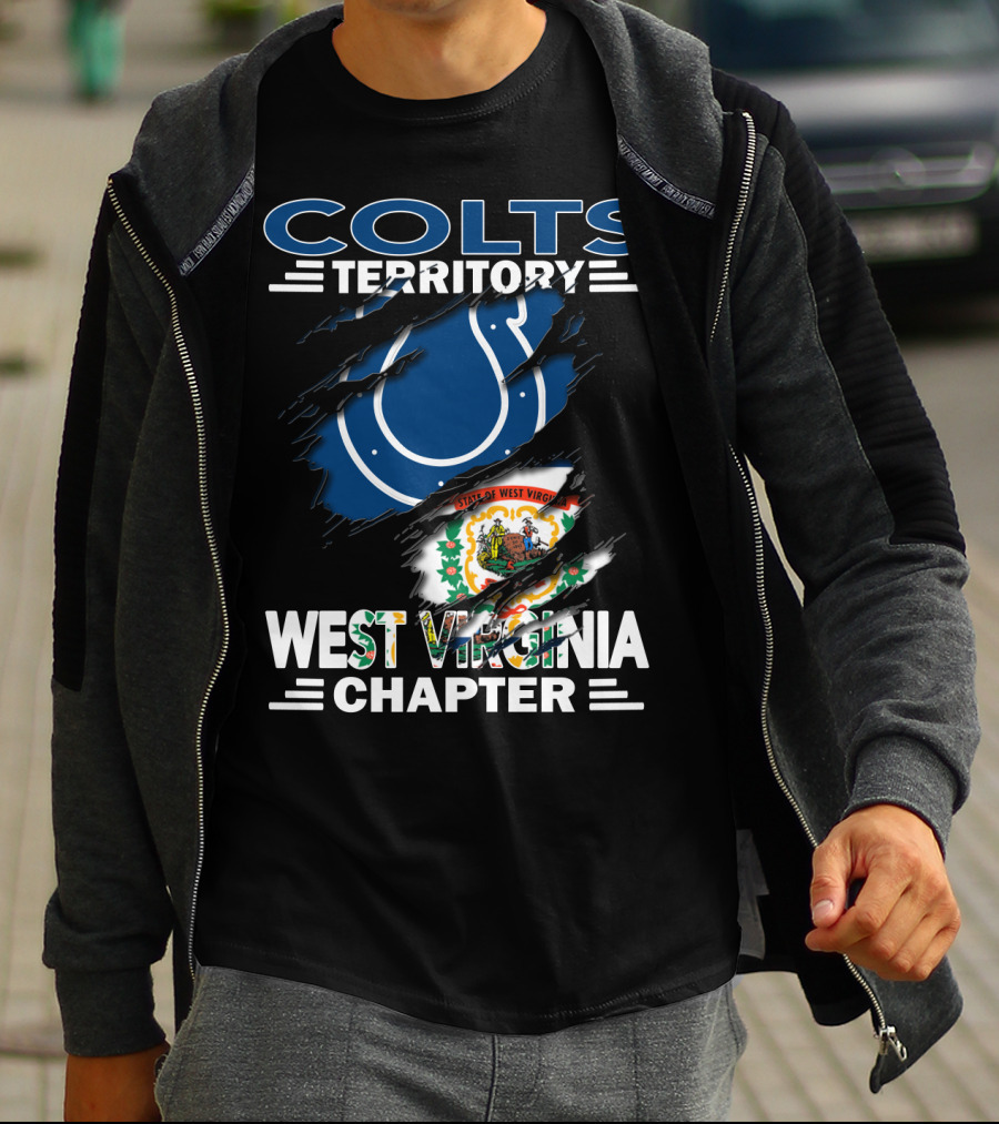 Colts Territory Indianapolis Colts West Virginia Chapter State Pride T-Shirt