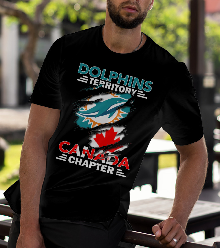 Dolphins Territory Canada Chapter Miami Dolphins Fan Club T-Shirt