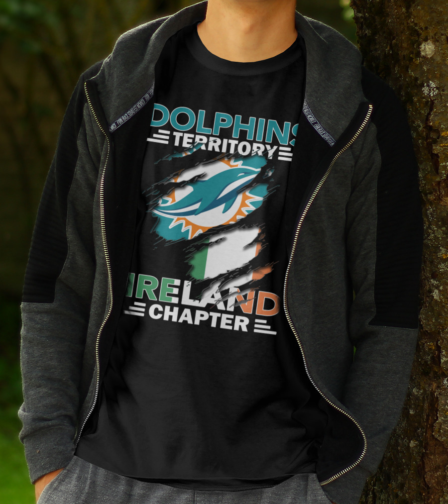 Dolphins Territory Ireland Chapter Miami Dolphins Fan Club T-Shirt