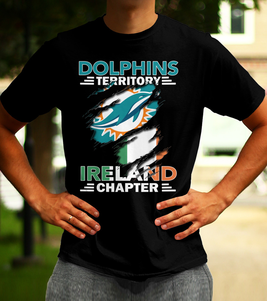 Dolphins Territory Ireland Chapter Miami Dolphins Fan Club T-Shirt