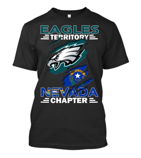 Eagles Territory Nevada Chapter Battle Born Nevada Flag T-Shirt