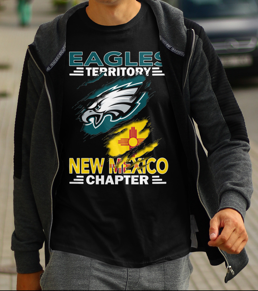 Eagles Territory New Mexico Chapter Fan Emblem With Iconic Symbol T-Shirt