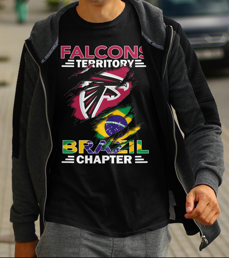 Falcons Territory Brazil Chapter NFL Fan Club South American Division T-Shirt