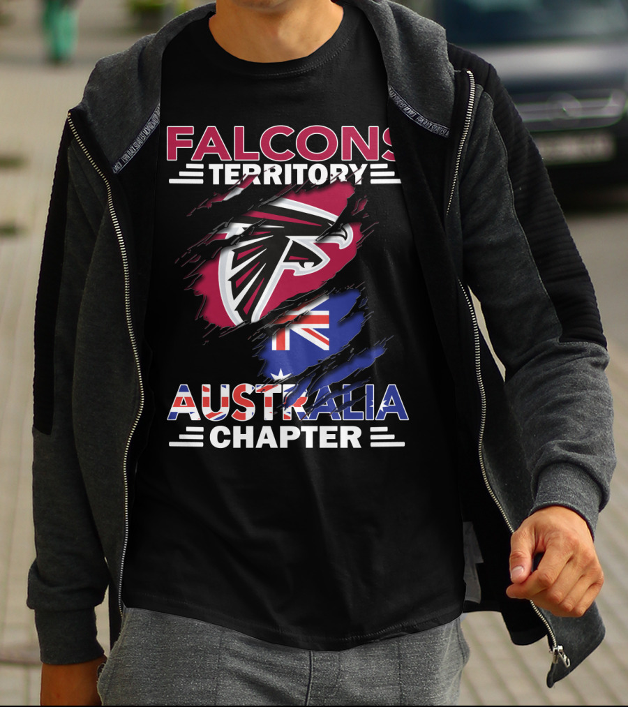 Falcons Territory Australia Chapter Flag Logo Emblem T-Shirt