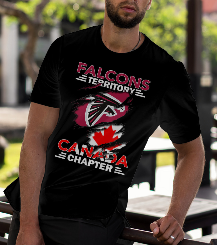 Falcons Territory Canada Chapter Atlanta Sports Fan Group T-Shirt