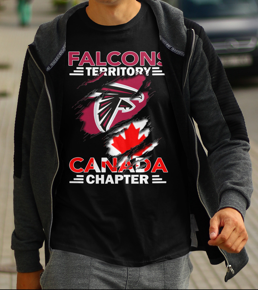 Falcons Territory Canada Chapter Atlanta Sports Fan Group T-Shirt