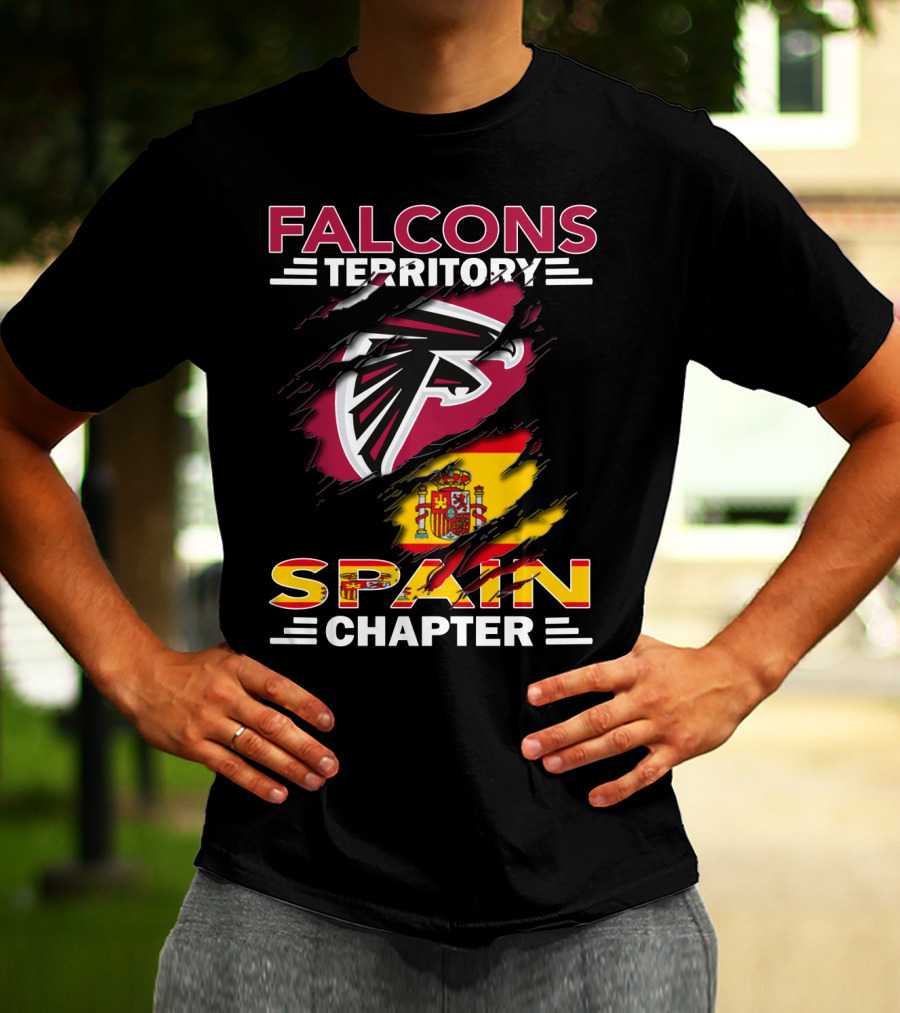 Falcons Territory Spain Chapter Flag T-Shirt