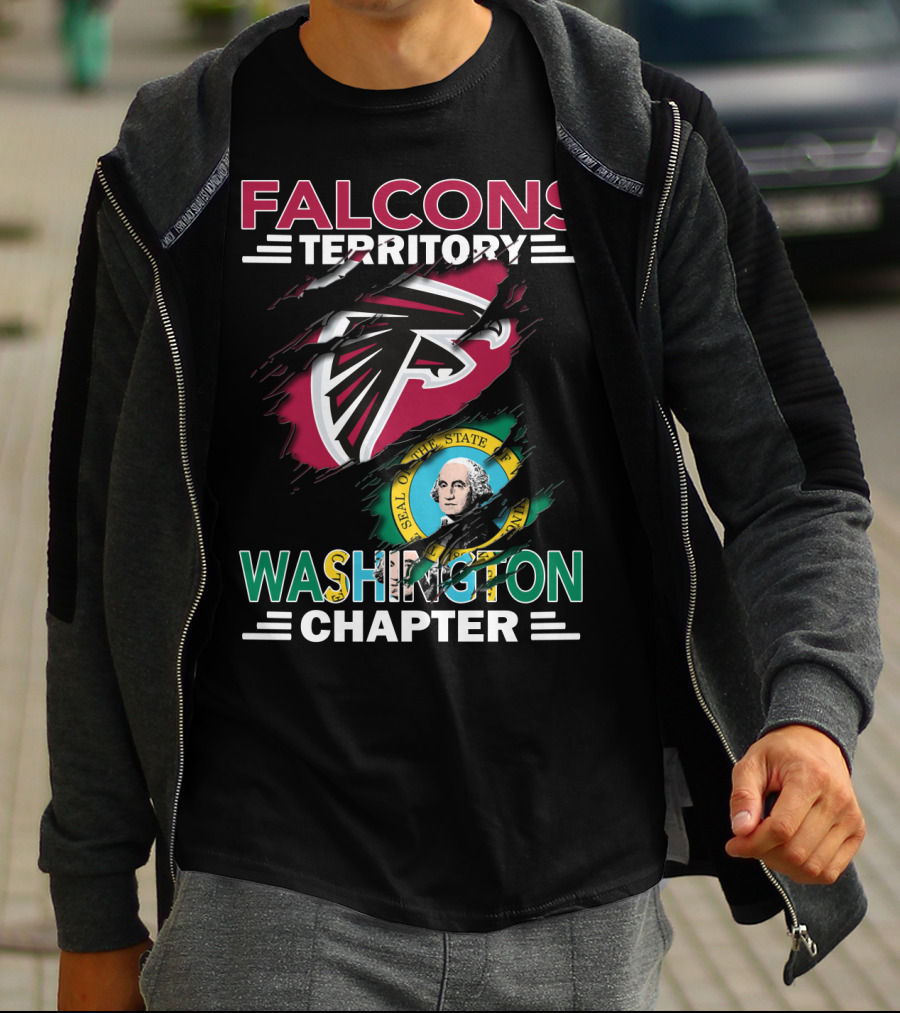 Falcons Territory Washington Chapter Seal T-Shirt