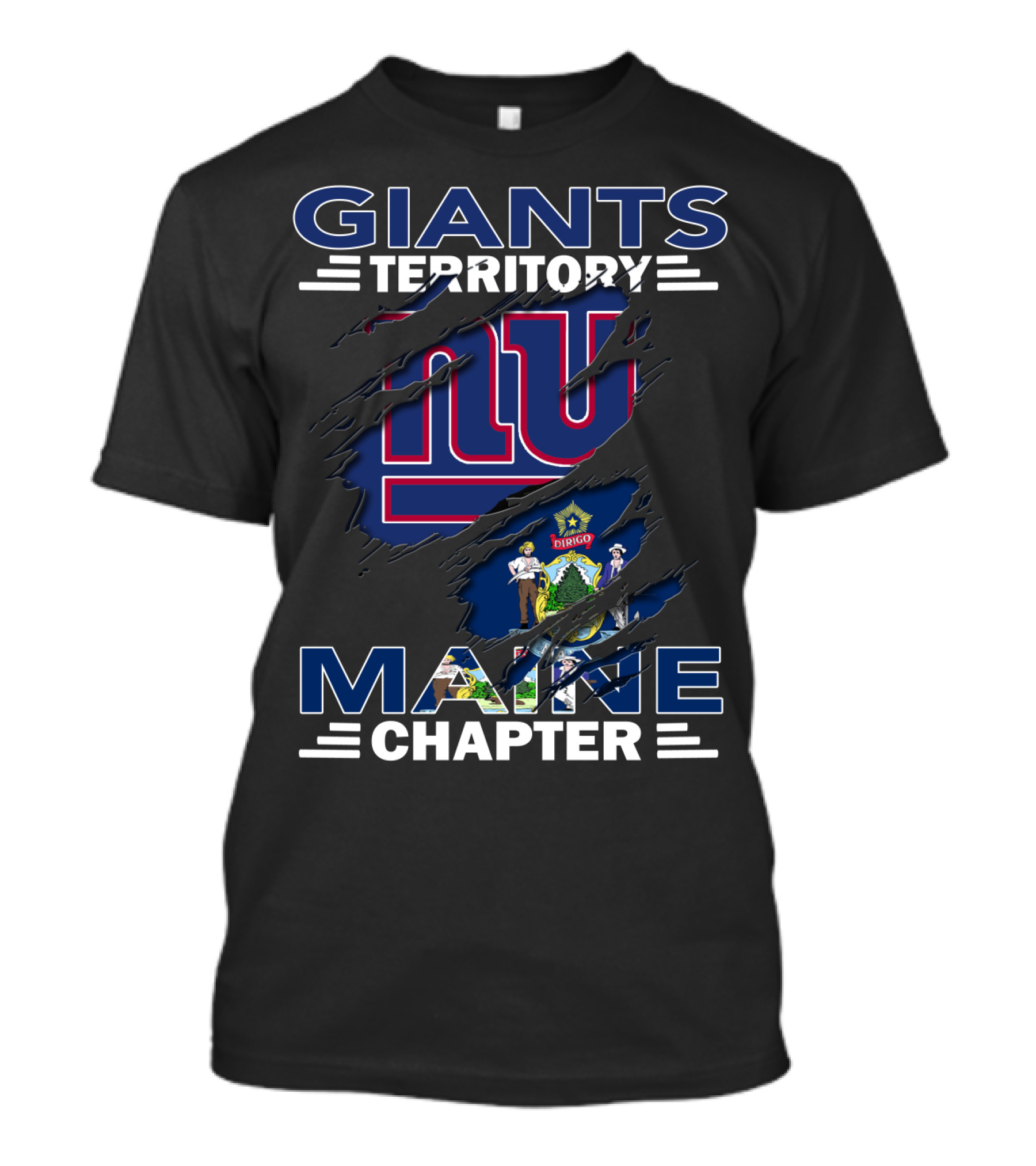 Giants Territory New York Maine Chapter T-Shirt