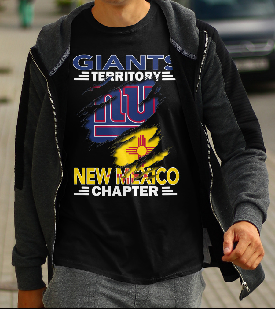 Giants Territory New Mexico Chapter NY Logo And Zia T-Shirt