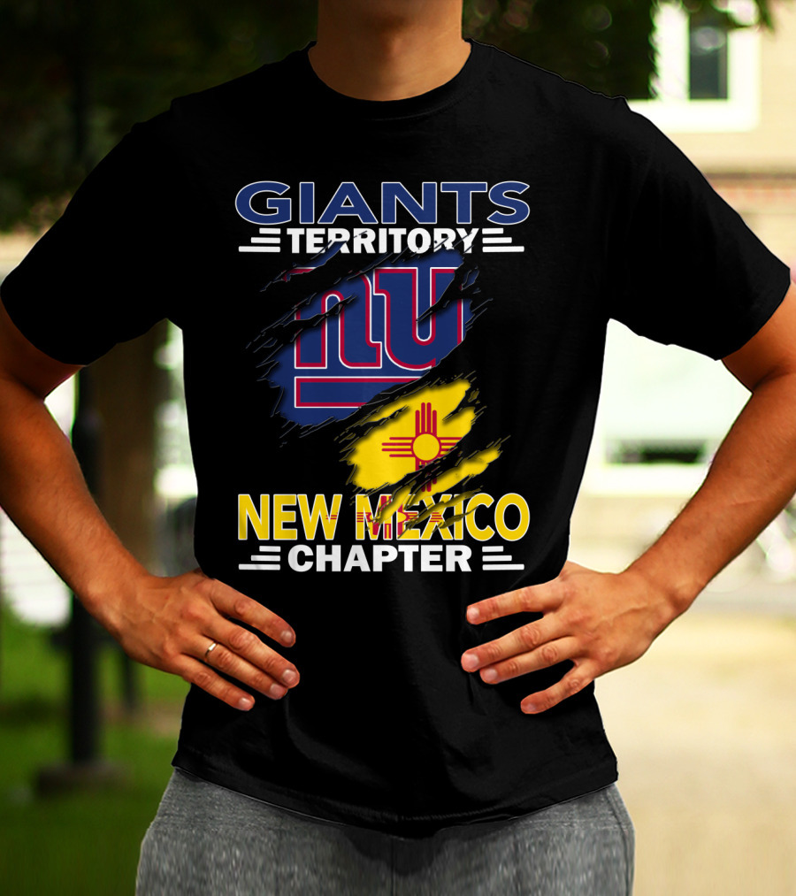 Giants Territory New Mexico Chapter NY Logo And Zia T-Shirt