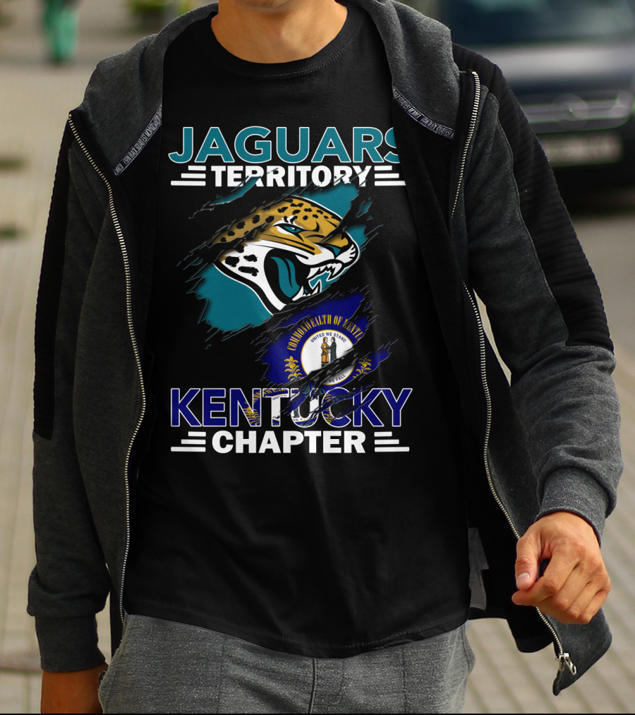 Jaguars Territory Kentucky Chapter Commonwealth Flag T-Shirt