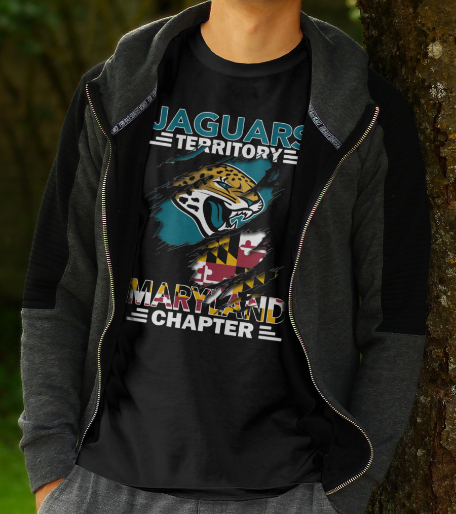 Jaguars Territory Maryland Chapter Maryland Flag Jaguars T-Shirt