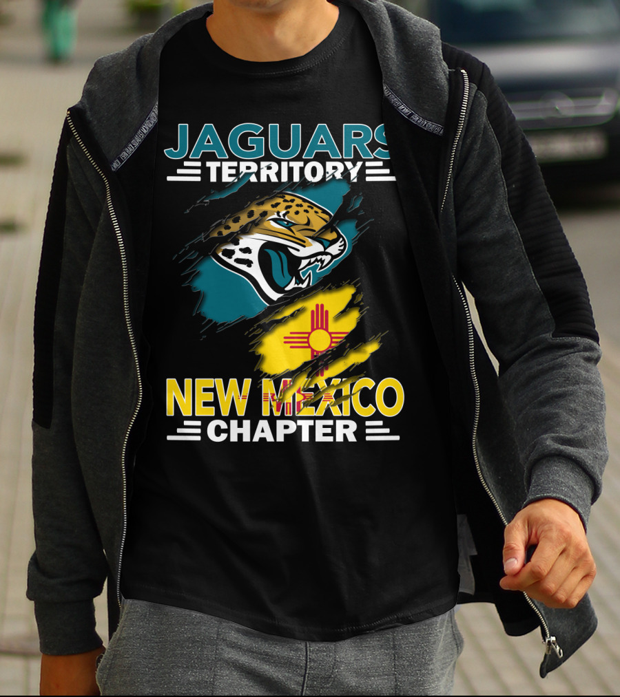 Jaguars Territory New Mexico Chapter State Pride And Team Spirit T-Shirt