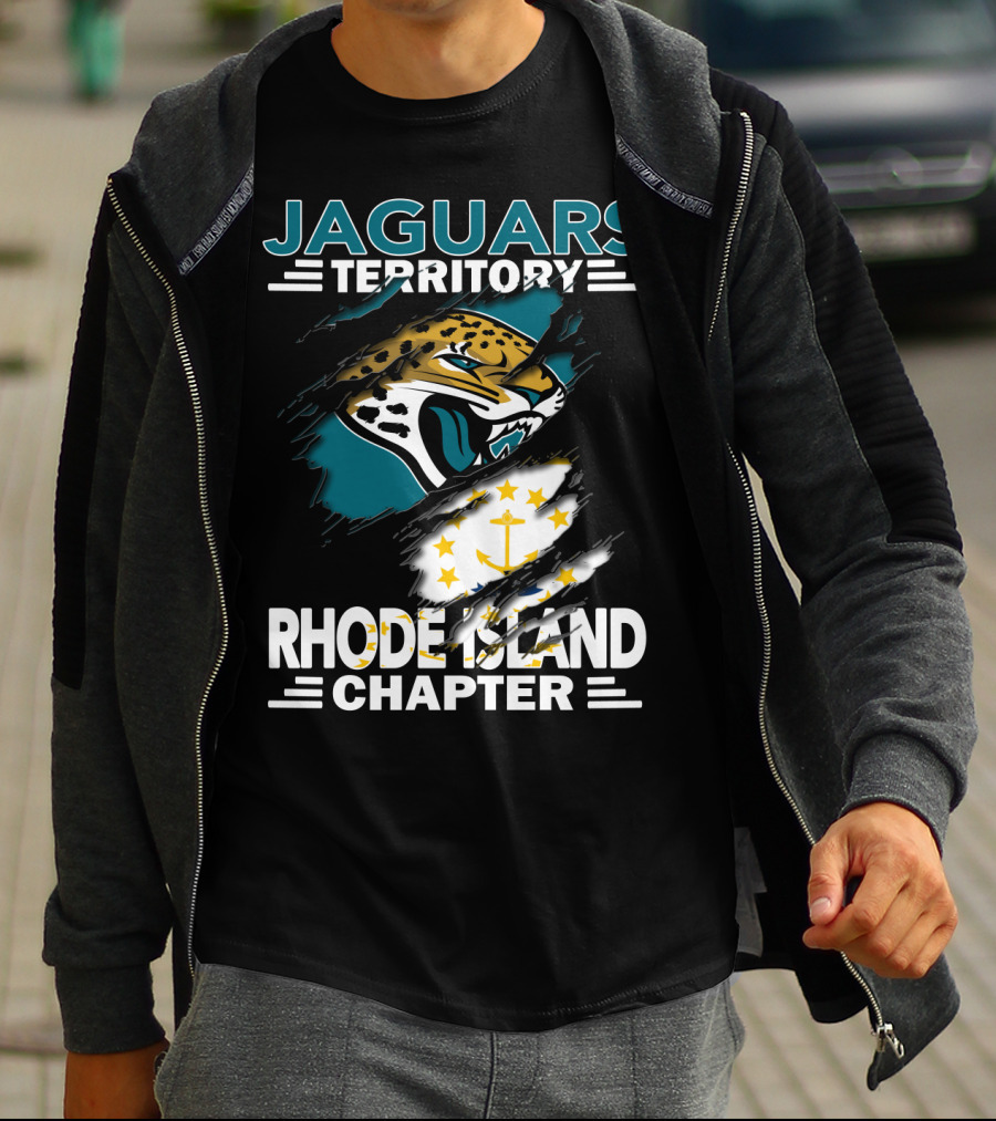 Jaguars Territory Rhode Island Chapter With Fierce Jaguar T-Shirt