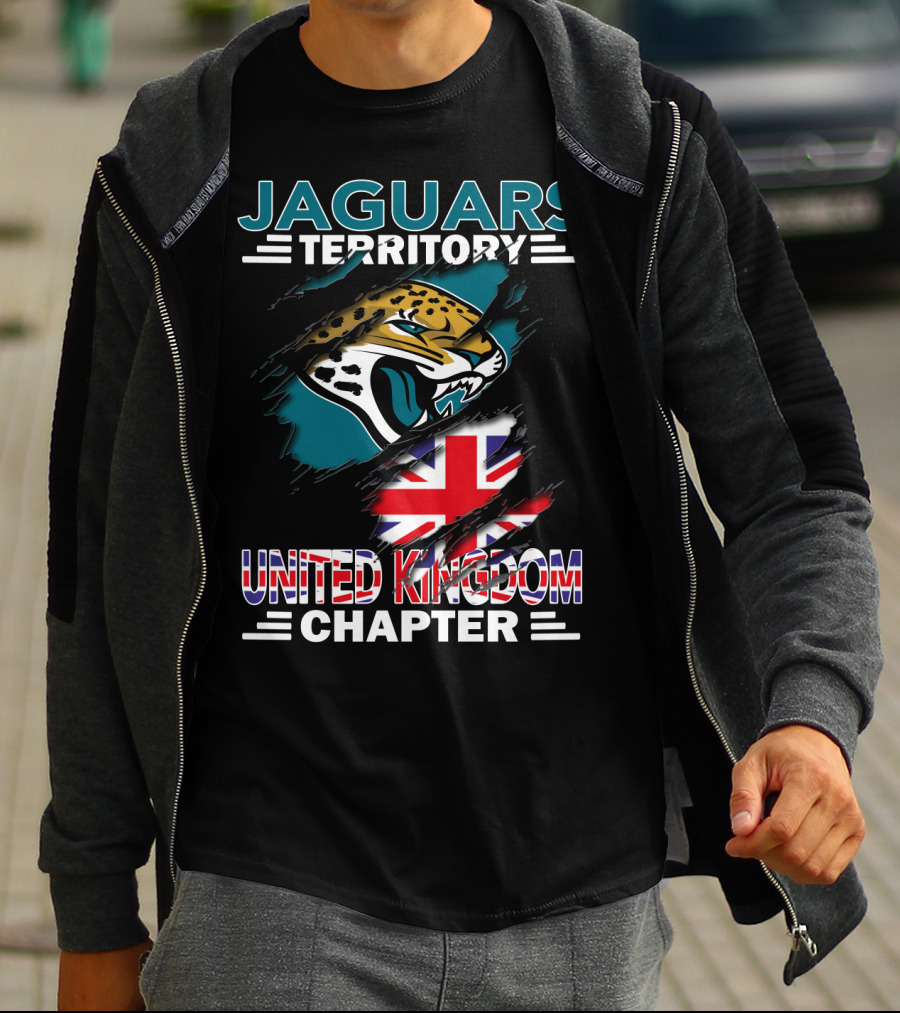 Jaguars Territory United Kingdom Chapter Union Flag T-Shirt