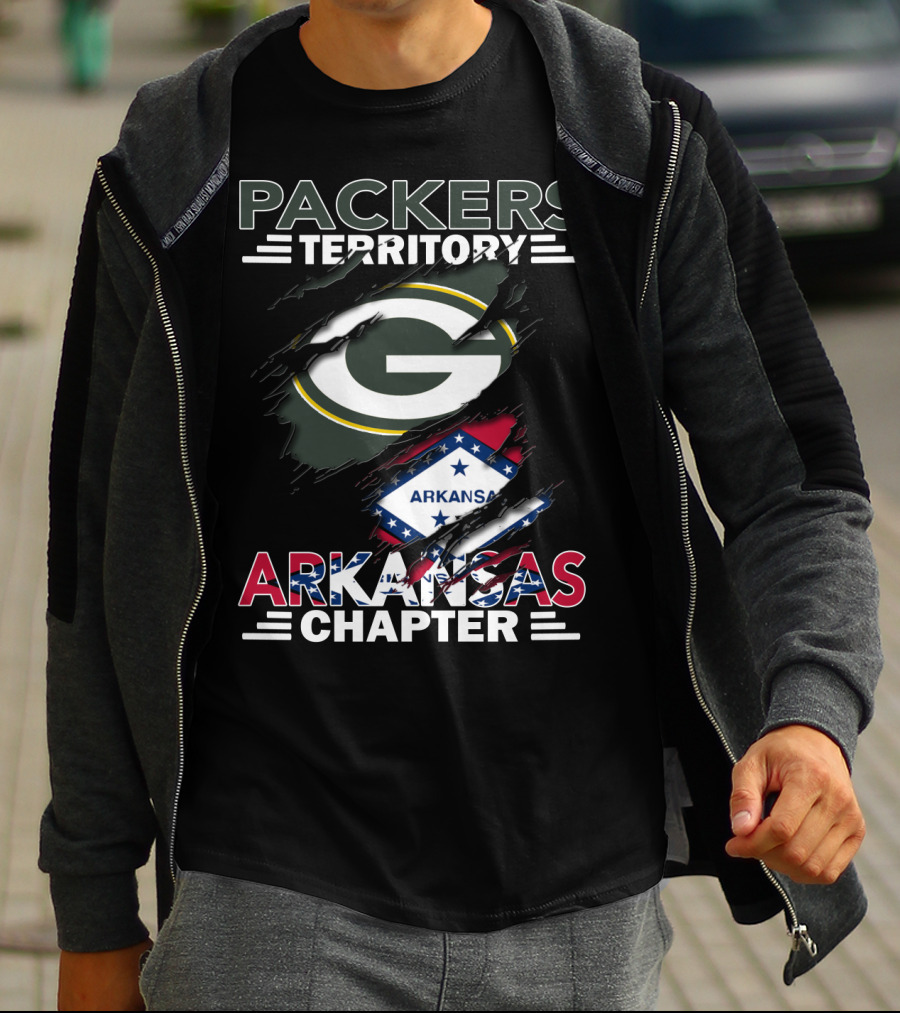 Packers Territory Arkansas Chapter Green Bay Fan Group T-Shirt