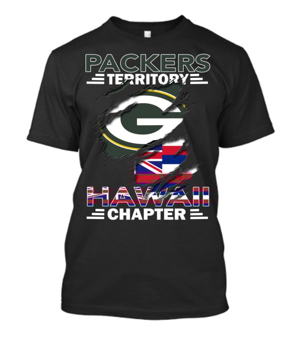 Packers Territory Hawaii Chapter Green Bay Football Fan T-Shirt