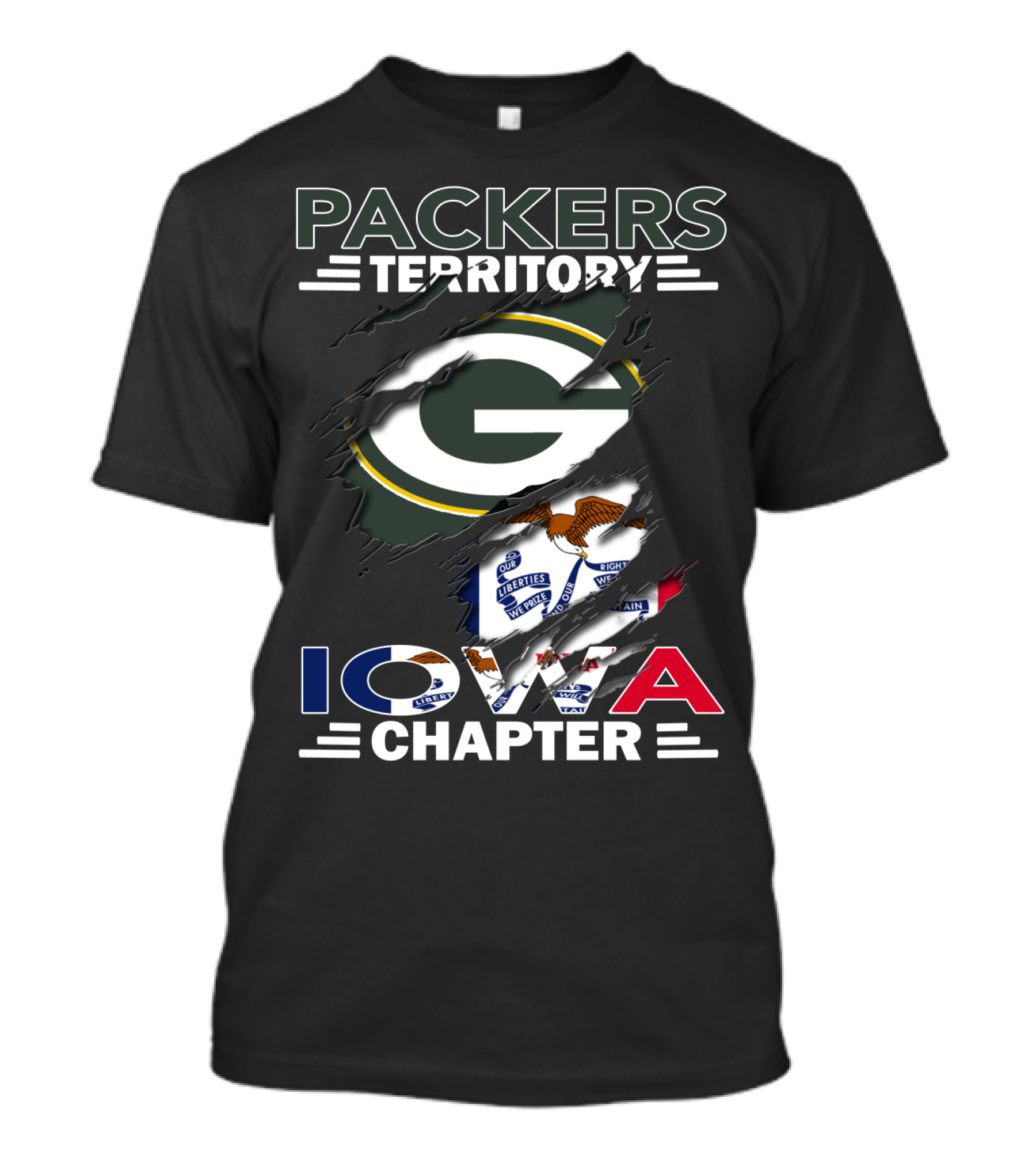Packers Territory G Logo Iowa Chapter T-Shirt