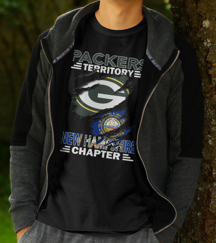 Packers Territory Green Bay New Hampshire Chapter Fan T-Shirt