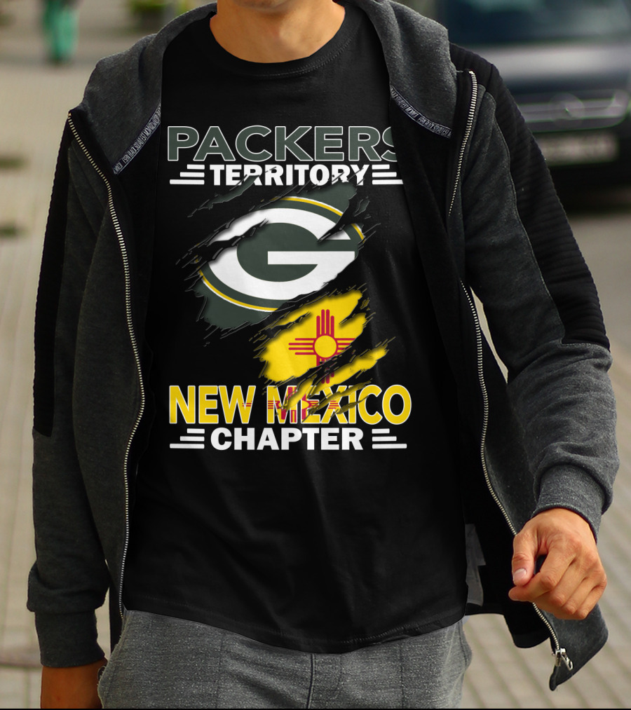 Packers Territory New Mexico Chapter G Logo And Zia T-Shirt