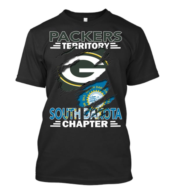 Packers Territory G South Dakota Chapter Flag T-Shirt