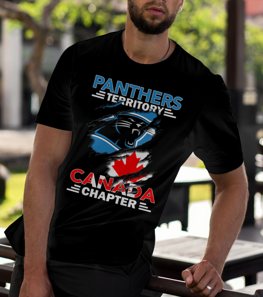 Panthers Territory Canada Chapter Canadian Flag Logo Integration T-Shirt