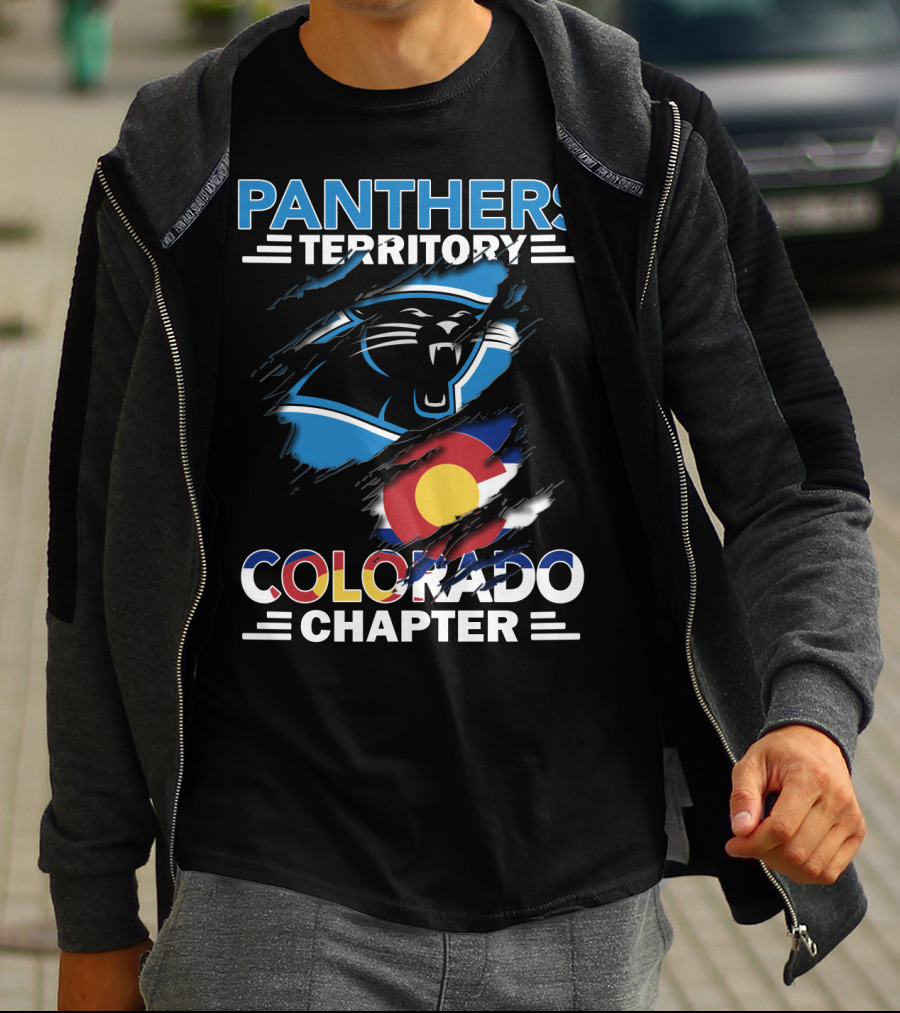Panthers Territory Colorado Chapter NFL Fan Club T-Shirt