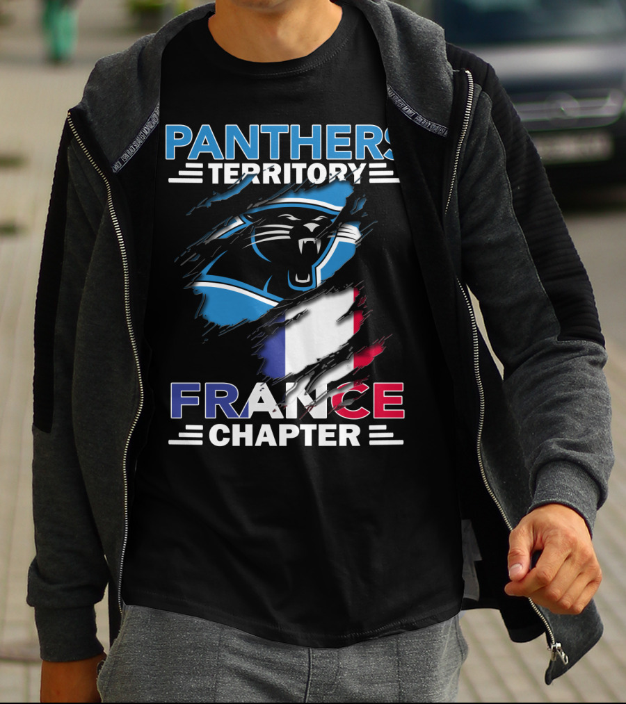 Panthers Territory France Chapter Flag T-Shirt