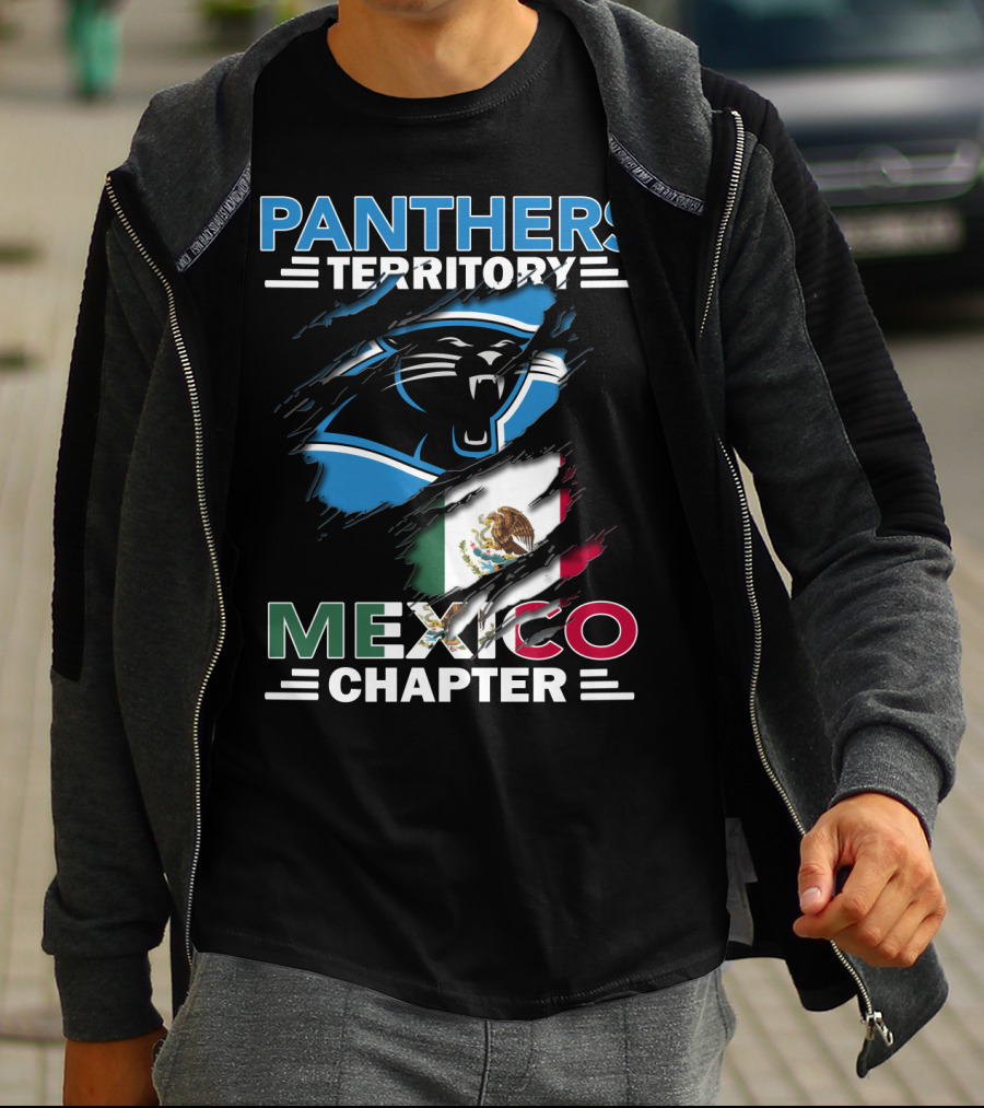 Panthers Territory Mexico Chapter Flag Emblem T-Shirt